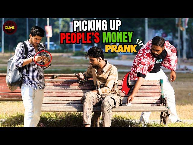 Picking Up People's Money (Prank) - Dumb TV