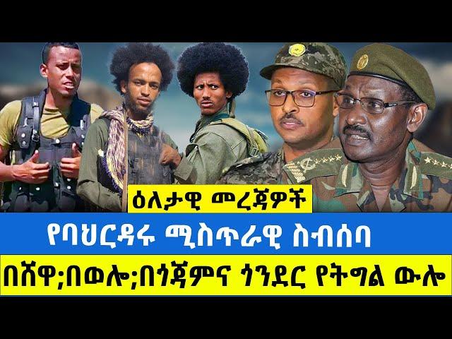 የባህርዳሩ ሚስጥራዊ ስብሰባ / በሸዋ;በወሎ;በጎጃምና ጎንደር የትግል ውሎ #Ethiopia