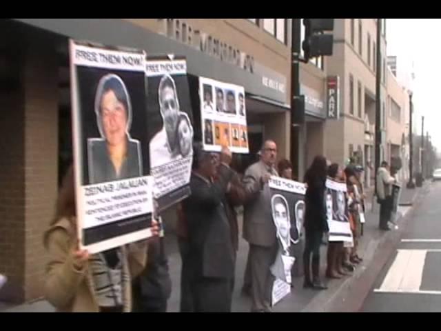 Fanastic Protest to Stop Execution of Zanyar & Loghman, Washington DC, 13 Jan 2013