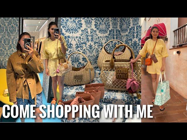 LUXURY SHOPPING VLOG IN PORTO CERVO | BEST OF MIU MIU AND PRADA | UNPLEASANT KIDS STORE EXPERIENCE