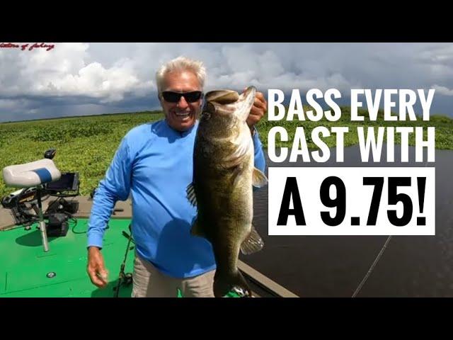 Bass every cast with a 9.75 Lb