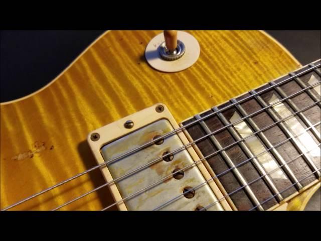 TOM DOYLE "TIME MACHINE" RELIC #1 AGED LES PAUL '59 REISSUE ~ Doyle Coils TRU-CLONES PAF Humbuckers