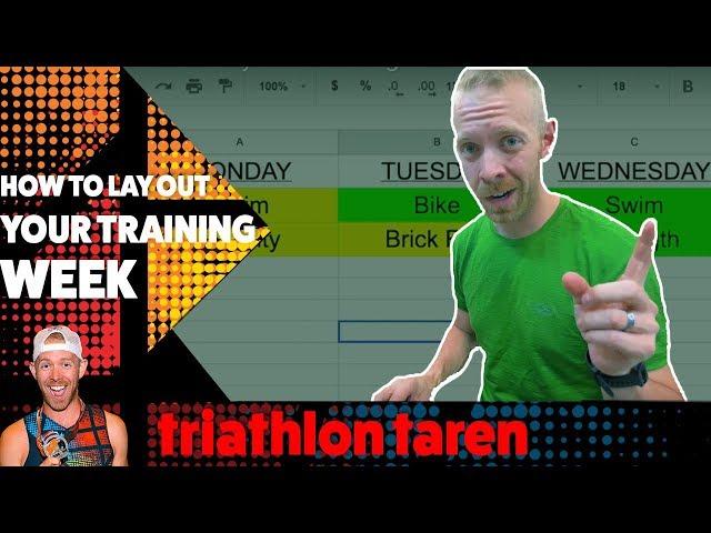 EXACT STEPS Triathlon Taren lay out his TRIATHLON TRAINING PLAN week by week