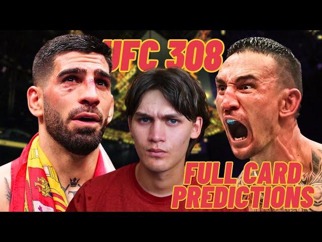 UFC 308 Topuria vs. Holloway Full Card Predictions!