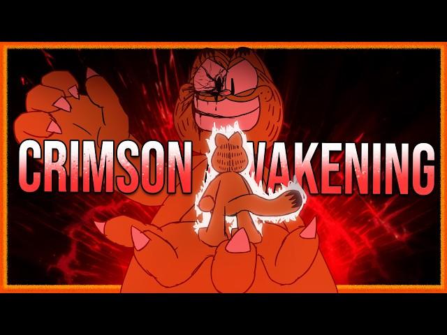 Crimson Awakening but it's Garfield | Fnf Animation (Lyrics part)