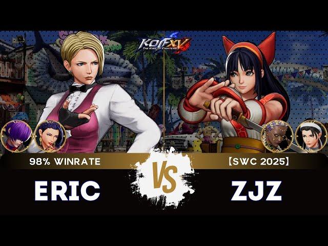 KOF XV️ERIC (King/Luong/O.Shermie) vs ZJZ (Dolores/Nakoruru/Chizuru) ️Replay Match - 05/25