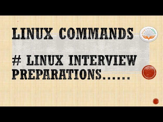 10 Most asked Linux interview questions List || Linux commands revision for Interview Preparation |