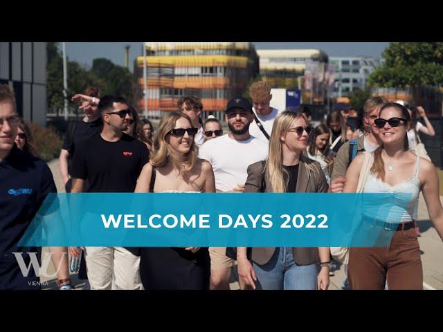 Welcome Days 2022 - WU Vienna