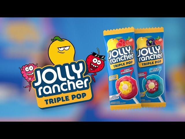 Jolly Rancher Triple Pop #FuntasticallyFruity #3in1Lollipop