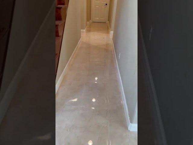 The Walk around 24x24 polished porcelain tile  mansion luxury flooring