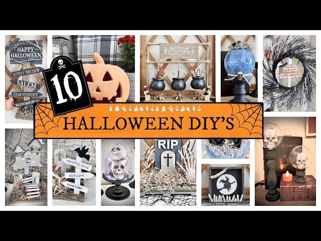 10 *NEW* HALLOWEEN DECOR IDEAS | EASY & SPOOKY HALLOWEEN DIY'S TO TRY IN 2022