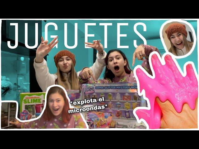 PROBANDO JUGUETES DE ESTADOS UNIDOS *hicimos explotar el microondas* | Hermanas JM