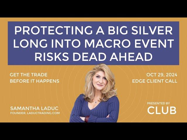 Protecting a Big Silver Long Into Macro Event Risks Dead Ahead