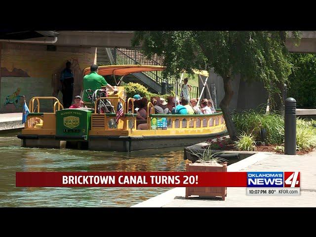 "It`s like our little hidden secret," Bricktown Canal celebrates 20 years