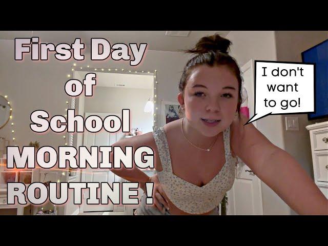 GRWM for the First Day of School Morning Routine 2024! ** Officially Leah **