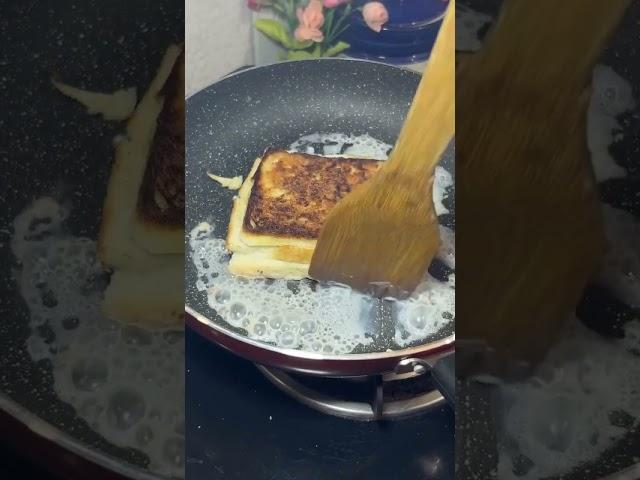 viral milk toast recipe #youtubeshorts #viralvideo #milk