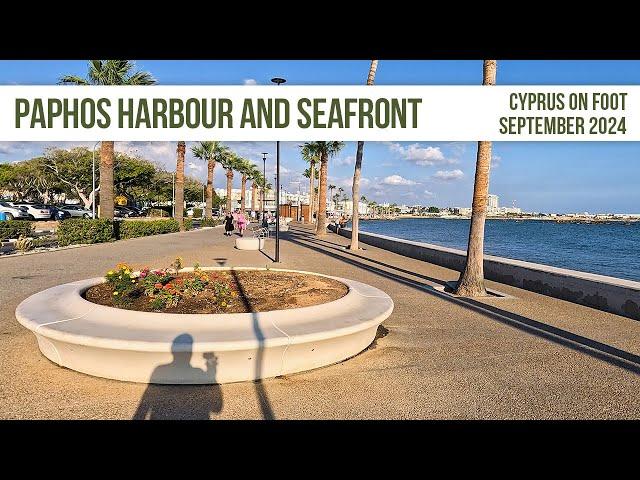 A Walk Along Paphos Harbour And Sea Front