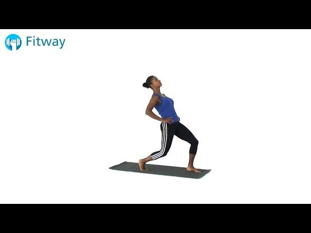 How To Do: Quadriceps - Lunge Back Arch | Stretch Workout Exercise