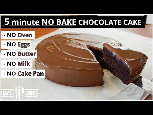 5 Minute CHOCOLATE CAKE ! NO Oven - NO Pan - Easy Chocolate Cake Recipe