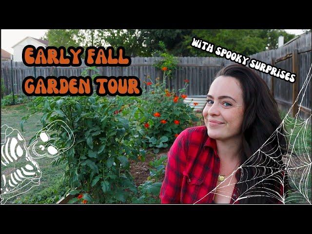 A Spooky  October Garden Tour