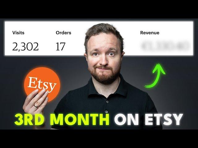 Etsy Digital Products Shop (3rd Month Results)