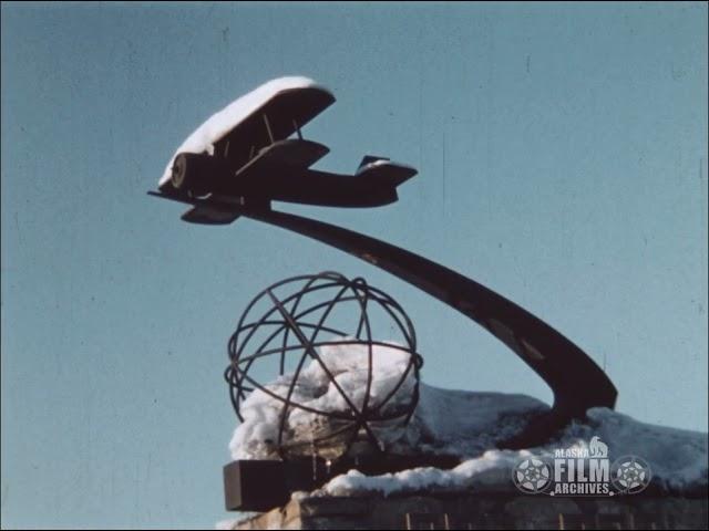 Eielson Air Force Base and monument, circa 1970