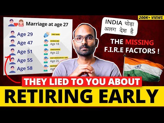 Reality of Retiring Early in India | What They Hide About Financial Independence Retire Early (FIRE)