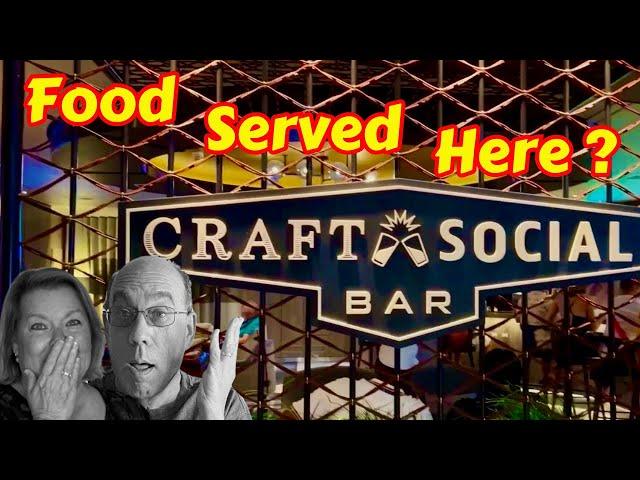 FOOD at CRAFT SOCIAL BAR on the Celebrity APEX cruise ship