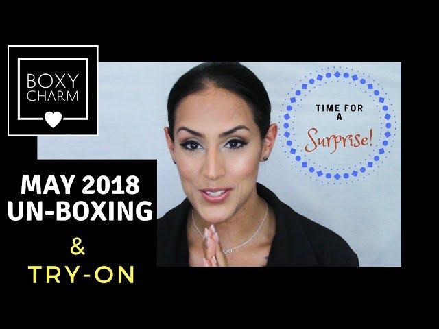 Boxycharm May 2018 Un-Boxing & Try-On | Surprise!