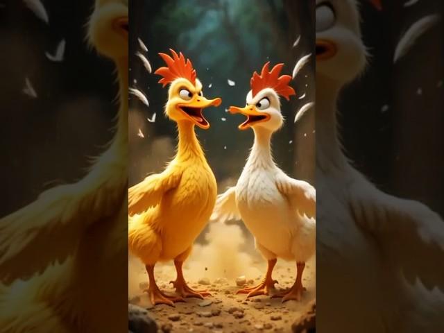 Hen, Cat, Duck  #trending #cartoon #animation #kidsvideo #viralvideo #foryou @Fun-Tech-AI