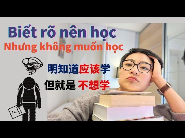 【VIETSUB + PINYIN】Biết rõ nên học, nhưng không muốn học | Luyện Nghe Tiếng Trung - 每日中文课