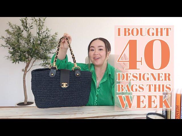 I BOUGHT 40 DESIGNER BAGS THIS WEEK | HAUL