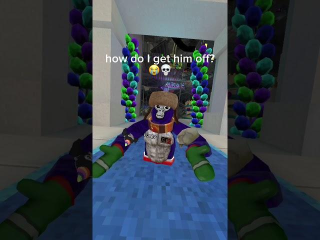 How do I get him off #gorilla #gorillatag #vr #funny #mrwashee #gtag #funny