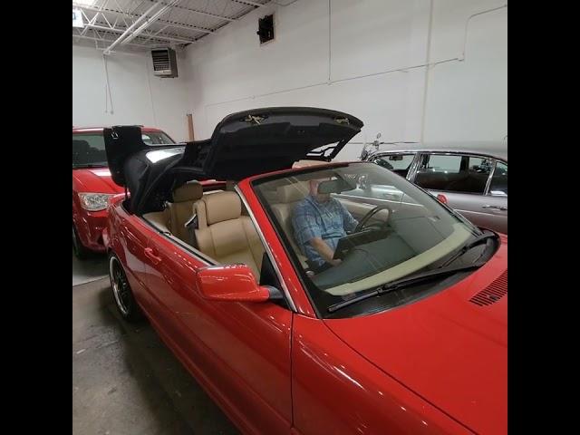 2002 BMW 325Ci close convertible top