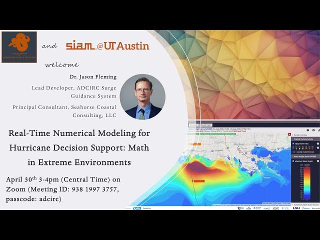 SIAM ACE talk on Hurricane Modeling by Dr. Jason Fleming