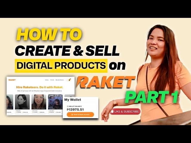 How to Create and Sell Digital Products in Raket PH FULL COURSE | Philippines | Step-by-step PART 1