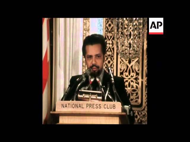 SYND 11-12-73 SHEIKH YAMANI ON OIL AT NATIONAL PRESS CLUB