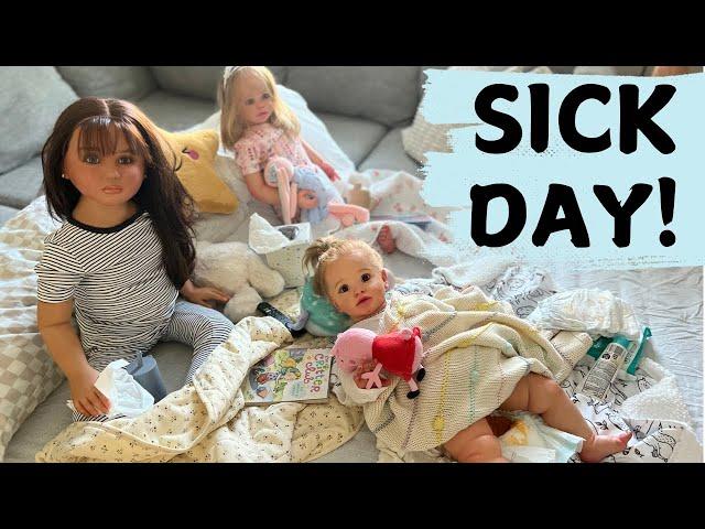 Reborn Dolls Sick Day  Afternoon Routine #reborns #sickday #reborndolls