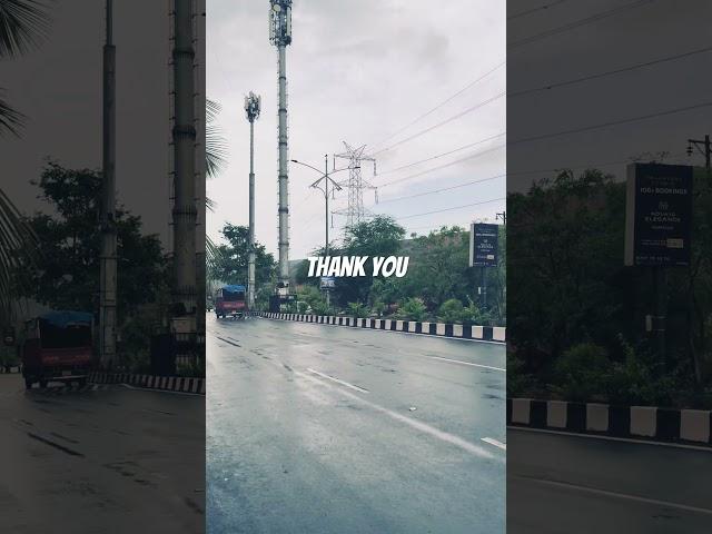 Thanks for 50k views in my channel  #travel #nature Road with rains #youtubeshorts #viralvideo