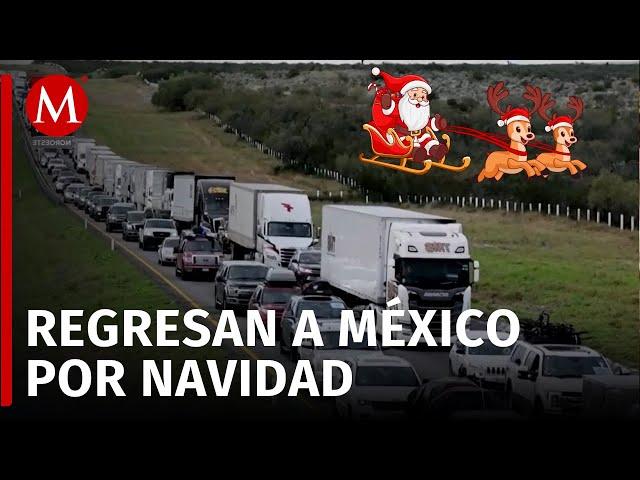 Carreteras de Chihuahua llenas de paisanos que regresan a casa para Navidad