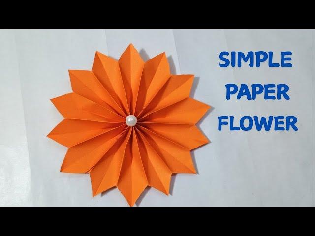 Paper Flowers | Flower Making with Paper | How to Make Paper Flowers | Easy Paper Flower Craft