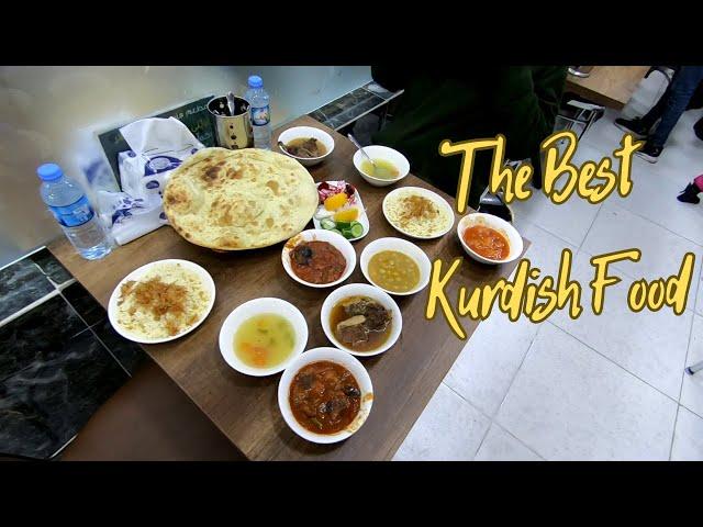 Eating Kurdish Food in Sulaymaniyah | Iraqi Kurdistan