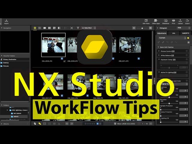 Nikon NX Studio workflow for Parents and Pro's with Nikon Ambassador Jasin Boland