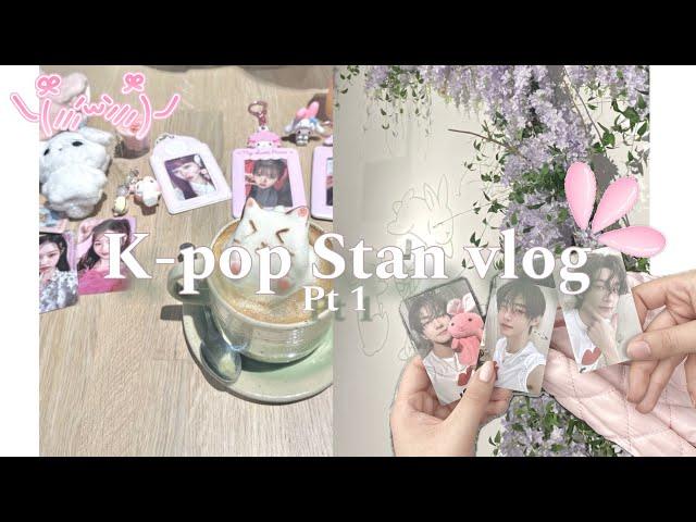 ₊˚⊹ k-pop stan vlog [ part 1 ] | engene-vlog, karaoke, bubble tea run