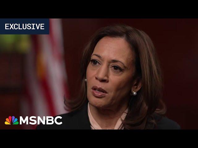 Full interview: Vice President Kamala Harris reflects on her legacy of 'fighting for the people'