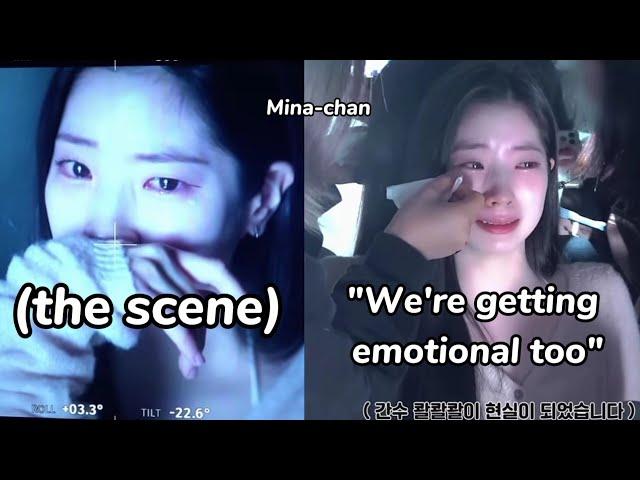 how everyone *reacts* to dahyun's crying, then there's jeongyeon...