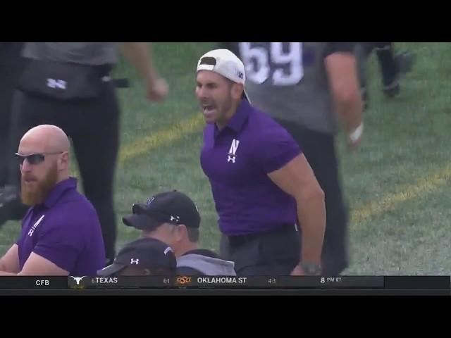 Northwestern Strength Coach Is the Best Sideline Hype Man