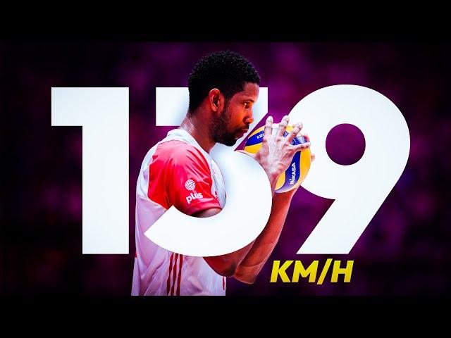 TOP 20 Most Powerful Volleyball Serves by Wilfredo Leon | 130+km/h Serves !!!