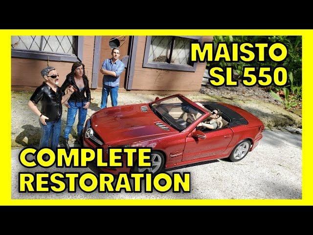 Restoration and Cleanup of Bob's Maisto 1/18 scale Mercedes SL 550