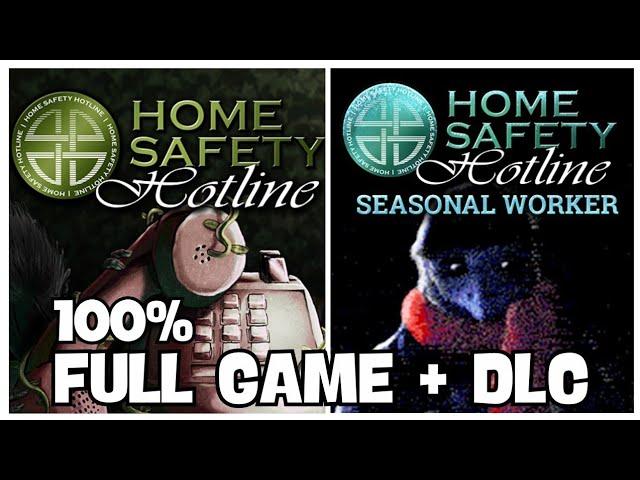 Home Safety Hotline 100% Full Gameplay Walkthrough + All Achievements + Seasonal Worker DLC